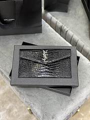 YSL Monogram Clutch In Cro Leather 565739 Size 27×16×2cm - 1