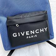 Givenchy Nylon Fabric Backpack In Blue  - 6