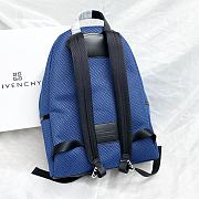 Givenchy Nylon Fabric Backpack In Blue  - 4