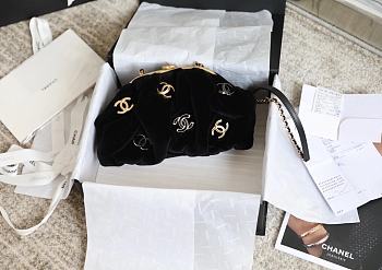 Chanel Cloud Bag Velvet Leather