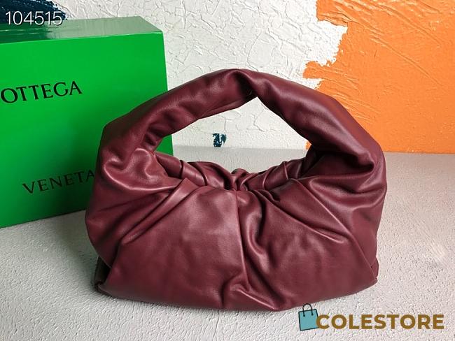 Bottega Veneta The Shoulder Pouch In Wine 61052  - 1