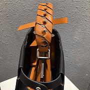 Fendi Peekaboo Black Selleria Bag 8BN29  - 6