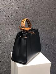 Fendi Peekaboo Black Selleria Bag 8BN29  - 4