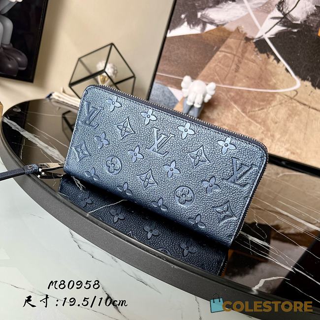 Louis Vuitton Monogram Empreinte Zippy Wallet  - 1