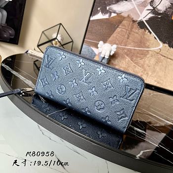 Louis Vuitton Monogram Empreinte Zippy Wallet 