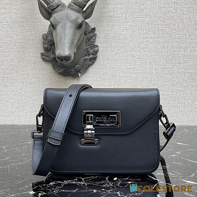Dior Clutch Bag In Black Smooth Cow Leather  - 1
