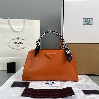Prada Handbag In Orange 6712 