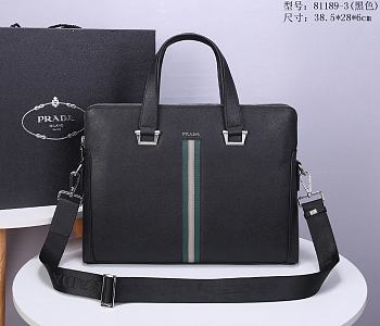 Prada Briefcase In Black 81189