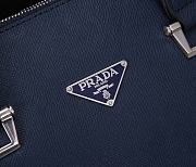 Prada Briefcase In Blue 81189-1 - 6