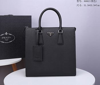 Prada Briefcase In Black A6662 