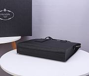 Prada Briefcase In Black A6662  - 6