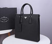 Prada Briefcase In Black A6662  - 3