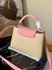 Louis Vuitton Capucine Beige & Pink M55910  - 2