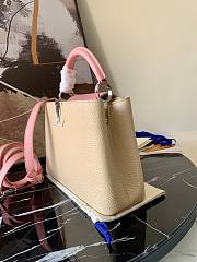 Louis Vuitton Capucine Beige & Pink M55910  - 6
