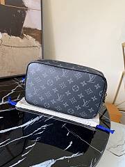 Louis Vuitton Damier Ebene Clutch In Blue N41663 Size 24x16x6cm - 6