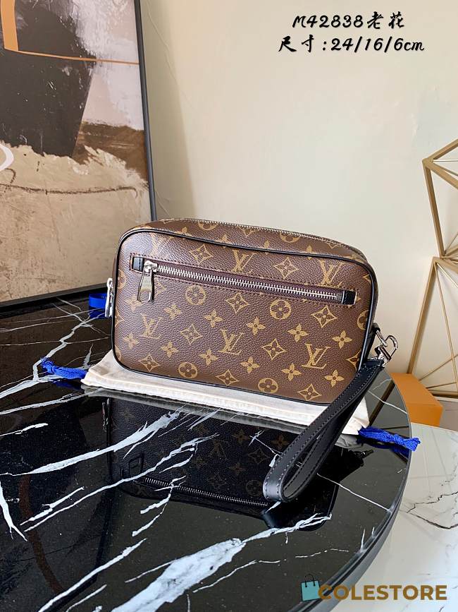 Louis Vuitton Monogram Clutch In Brown N41663 Size 24x16x6cm - 1