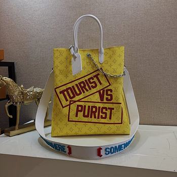 Louis Vuitton Carry Tote Bag In Yellow M46112 