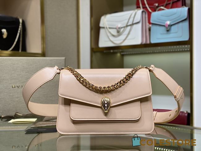 BVL Gari Serpenti Forever Bag In Pink Size 20x14x8.5 cm - 1