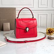 BVL Gari Serpenti Forever Bag In Red 29094  - 1