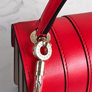 BVL Gari Serpenti Forever Bag In Red 29094  - 5