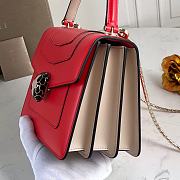 BVL Gari Serpenti Forever Bag In Red 29094  - 3