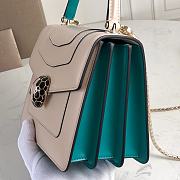 BVL Gari Serpenti Forever Bag In Creme 29094  - 3