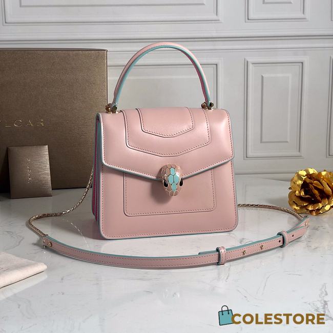 BVL Gari Serpenti Forever Bag In Pink 29094 - 1