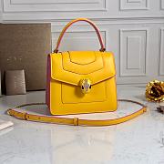 BVL Gari Serpenti Forever Bag In Yellow 29094  - 1