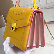 BVL Gari Serpenti Forever Bag In Yellow 29094  - 2