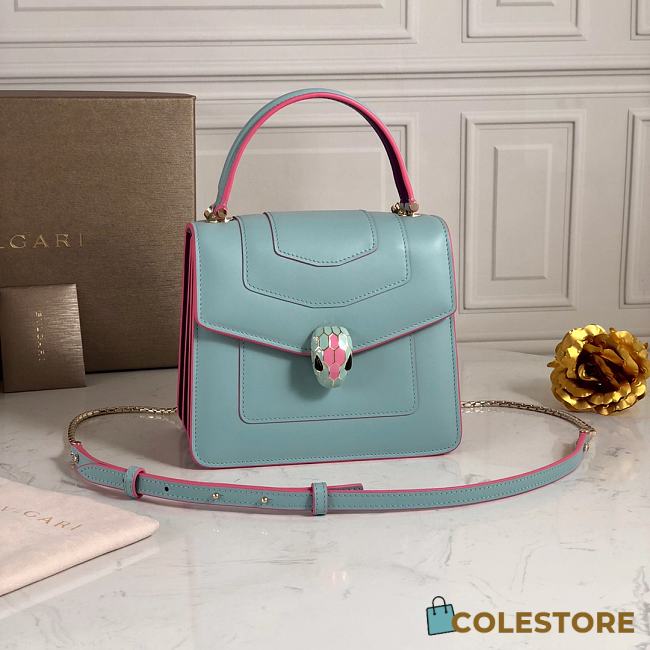 BVL Gari Serpenti Forever Bag In Blue 29094  - 1