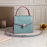 BVL Gari Serpenti Forever Bag In Blue 29094  - 1