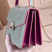 BVL Gari Serpenti Forever Bag In Blue 29094  - 4