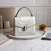 BVL Gari Serpenti Forever Bag In White 29094  - 1