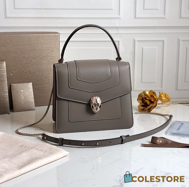 BVL Gari Serpenti Forever Bag In Grey 29094  - 1