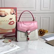 BVL Gari Serpenti Forever Bag In Rose 29094 - 1