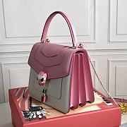 BVL Gari Serpenti Forever Bag In Rose 29094 - 6