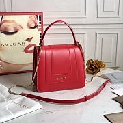 BVL Gari Serpenti Forever Bag In Red&White 29094  - 4