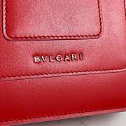 BVL Gari Serpenti Forever Bag In Red&White 29094  - 3