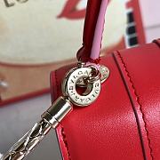 BVL Gari Serpenti Forever Bag In Red&White 29094  - 2