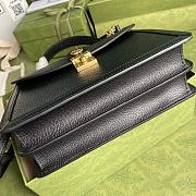 Gucci Ophidia Small Top Handle Bag In Black 651055  - 5