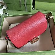 Gucci Logo Shoulder Bag In Red 607720 - 2