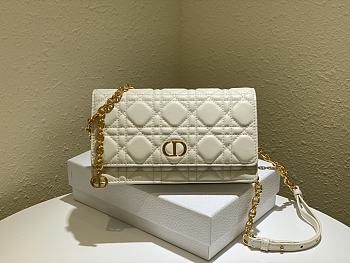 Dior Caro Belt Pouch With Chain Size S5091 20x11.5x3.5cm