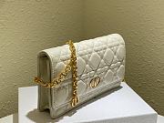 Dior Caro Belt Pouch With Chain Size S5091 20x11.5x3.5cm - 2