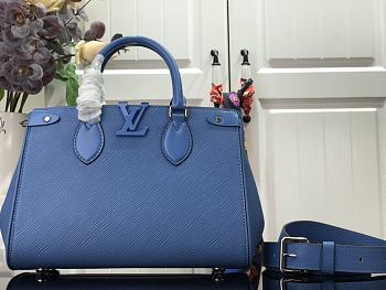 Louis Vuitton Grenelle Tote Bag Blue Epi Leather 