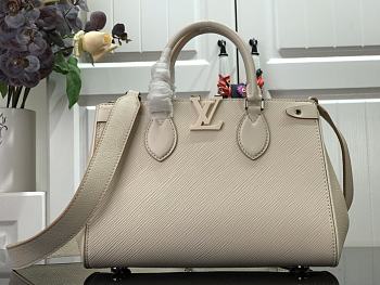 Louis Vuitton Grenelle Tote Bag White Epi Leather M57686
