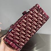 Dior Camp Red Oblique Buckle Bag - 5