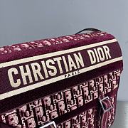 Dior Camp Red Oblique Buckle Bag - 2