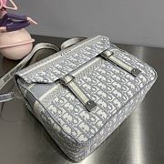Dior Camp White Oblique Buckle Bag - 5