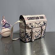 Dior Camp White Bag Size 28.5x25x12cm - 5