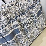 Dior Beach Tote Bag In White 9028 Size 42x30x17cm - 4